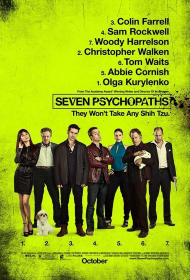 Семь психопатов / Seven Psychopaths (2012): постер