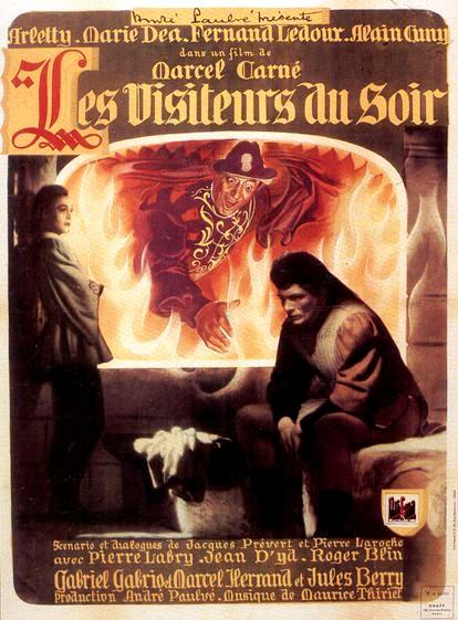 Вечерние посетители / Les visiteurs du soir (1942): постер