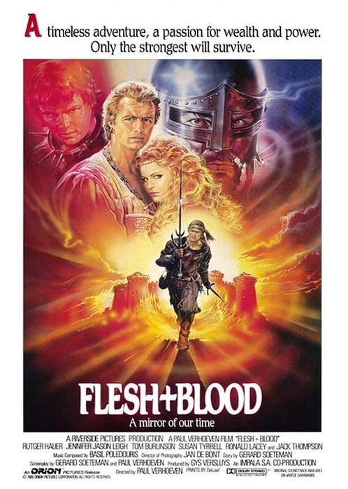 Плоть + кровь / Flesh+Blood (1985): постер