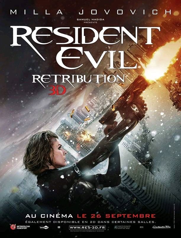 Обитель зла: Возмездие / Resident Evil: Retribution (2012): постер