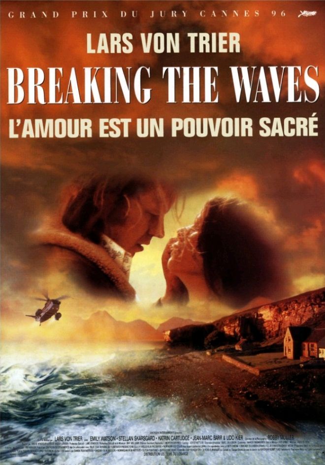 Рассекая волны / Breaking the Waves (1996): постер
