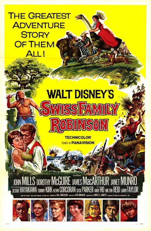 Швейцарская семья Робинсон / Swiss Family Robinson (1960): постер