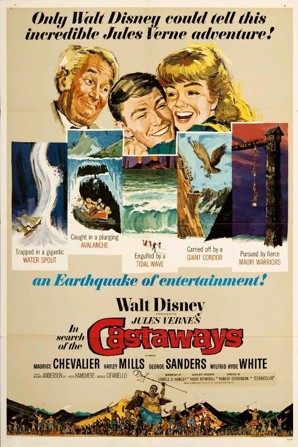 Дети капитана Гранта / In Search of the Castaways (1962): постер