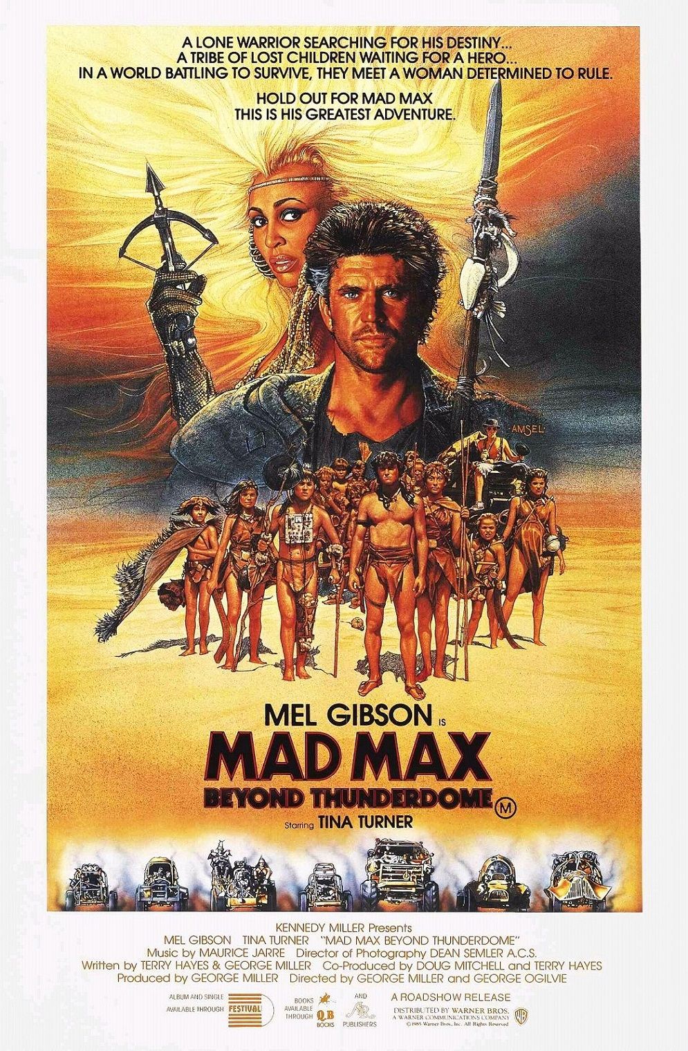 Безумный Макс 3: Под куполом грома / Mad Max Beyond Thunderdome (1985): постер