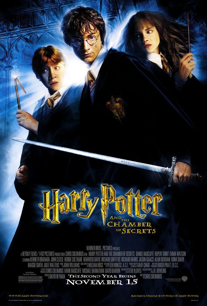 Гарри Поттер и тайная комната / Harry Potter and the Chamber of Secrets / Harry Potter und die Kammer des Schreckens (2002): постер