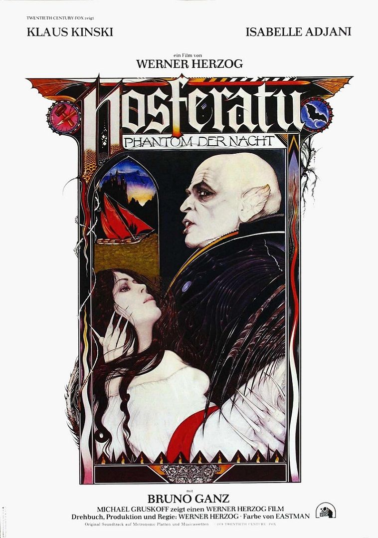 Носферату – призрак ночи / Nosferatu: Phantom der Nacht / Nosferatu, fantôme de la nuit (1979): постер
