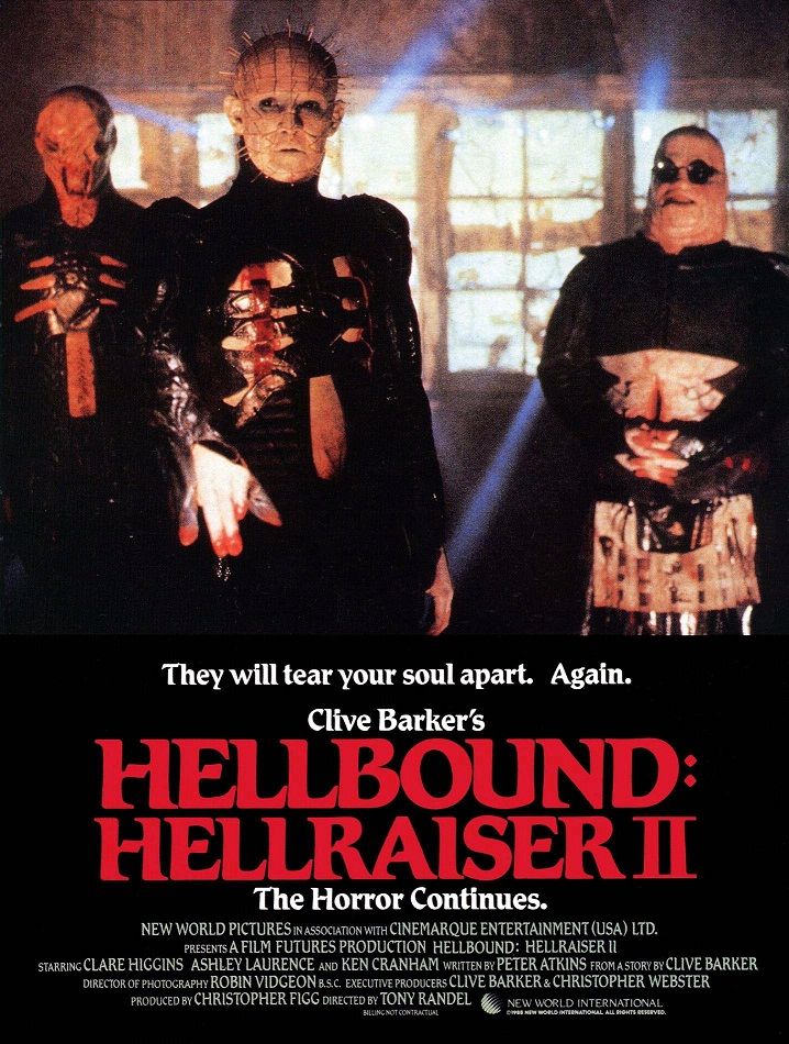 Восставший из ада 2 / Hellbound: Hellraiser II (1988): постер