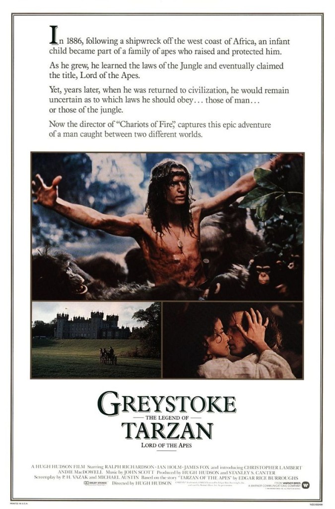 Грейстоук: легенда о Тарзане, повелителе обезьян / Greystoke: The Legend of Tarzan, Lord of the Apes (1984): постер