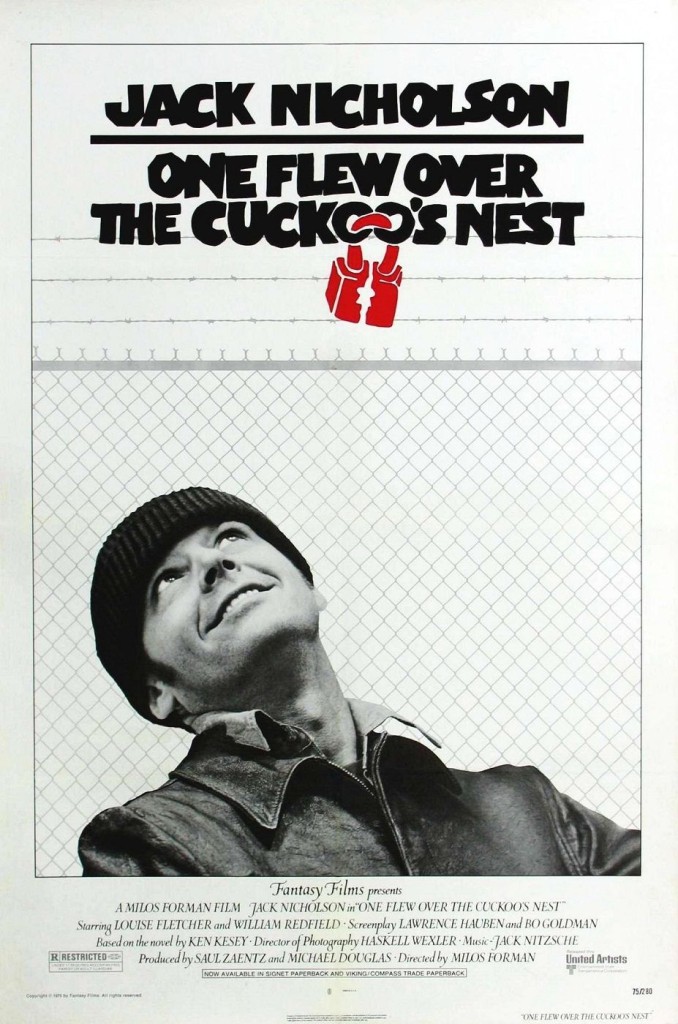 Пролетая над гнездом кукушки / One Flew Over the Cuckoo’s Nest (1975): постер