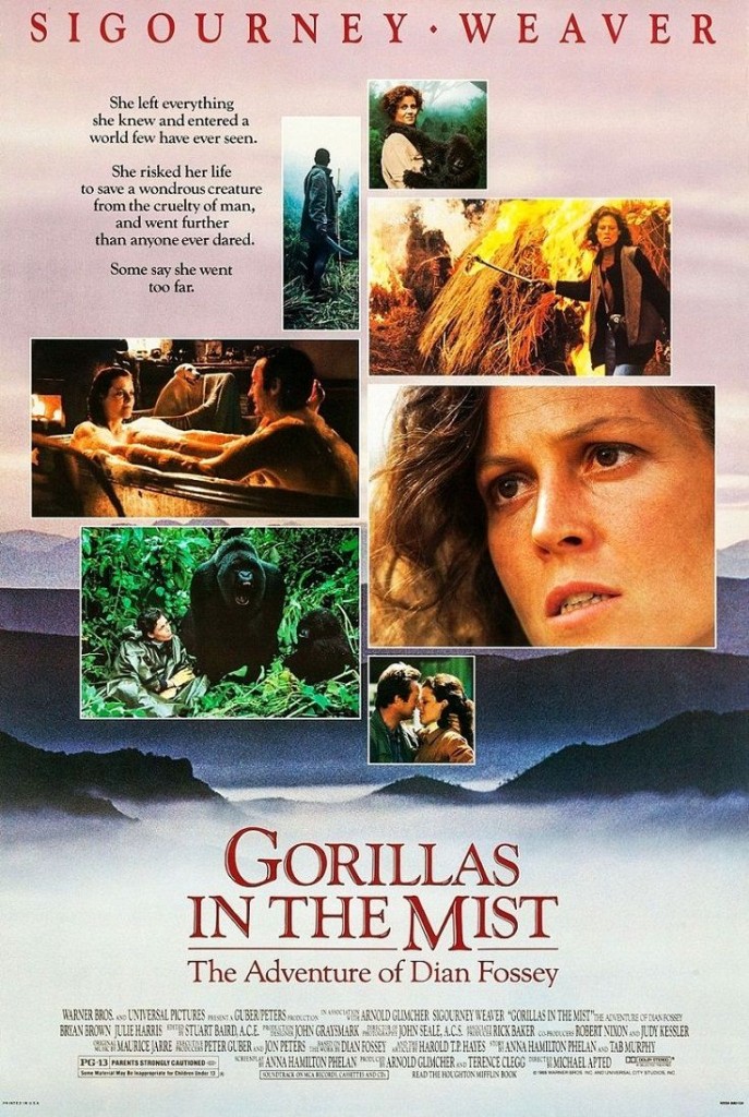 Гориллы в тумане / Gorillas in the Mist: The Story of Dian Fossey (1988): постер
