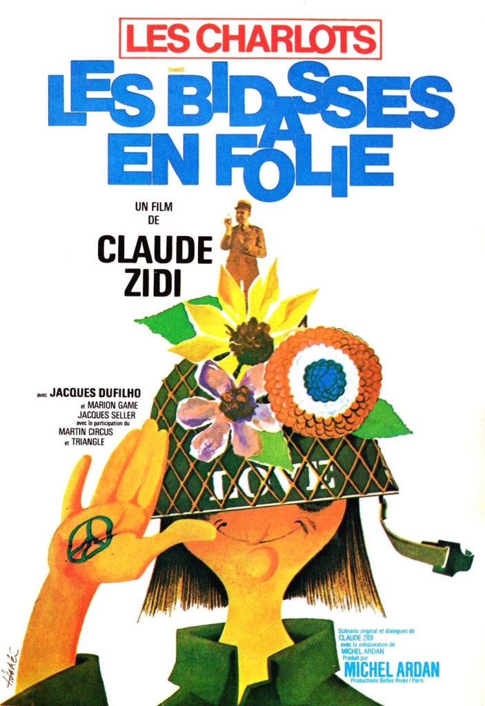Новобранцы сходят с ума / Les bidasses en folie (1971): постер