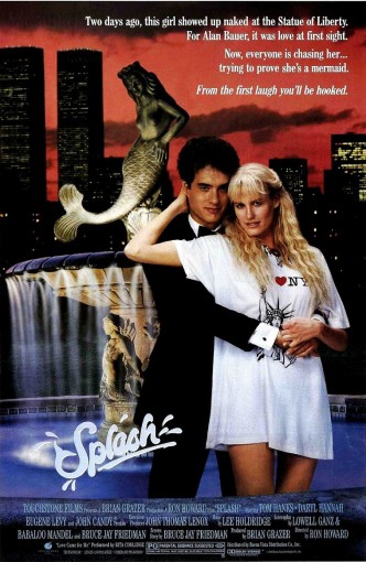 Всплеск / Splash (1984): постер