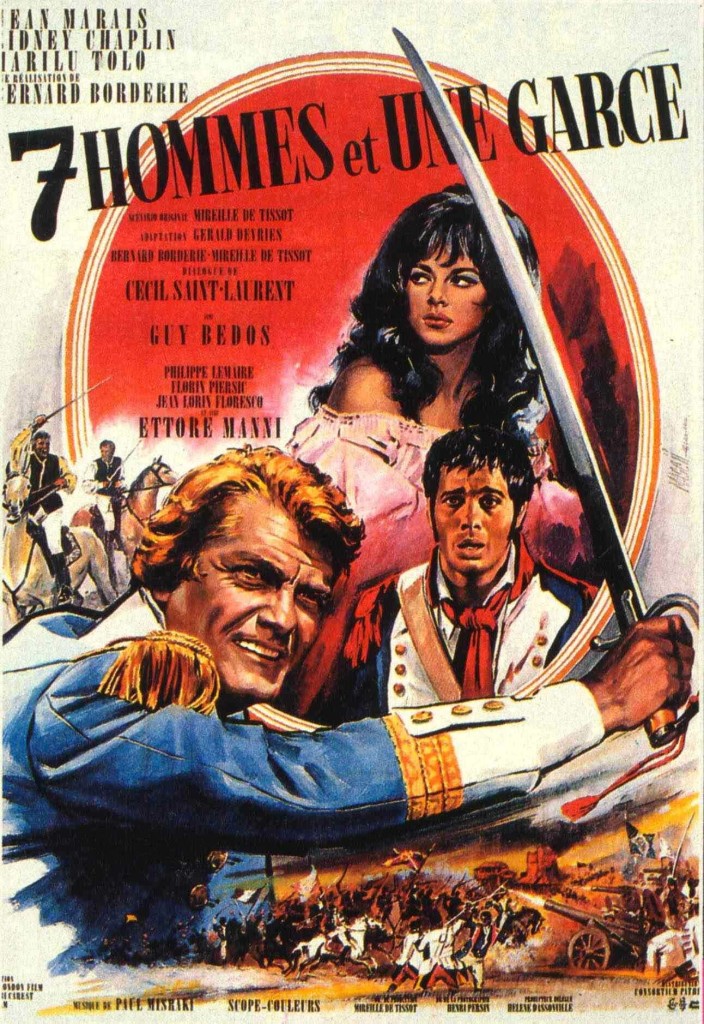 Семеро и стерва / Sept hommes et une garce / Sapte baieti si o strengarita (1967): постер