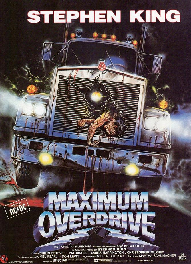 Максимальное ускорение / Maximum Overdrive (1986): постер