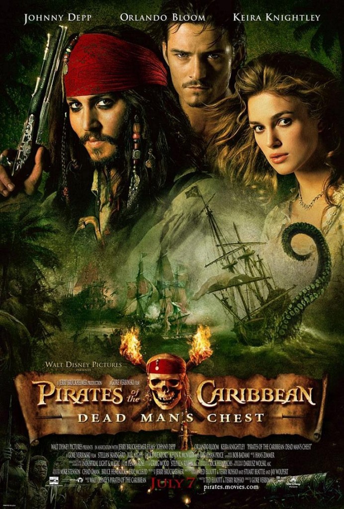 Пираты Карибского моря: Сундук мертвеца / Pirates of the Caribbean: Dead Man’s Chest (2006): постер