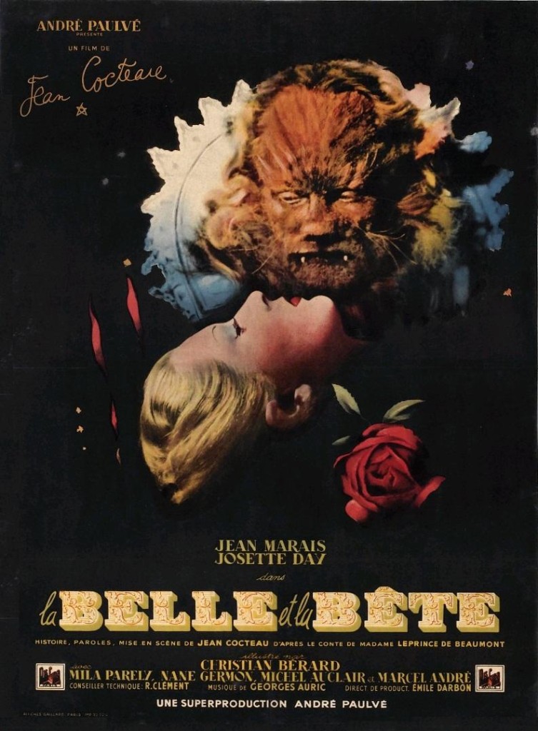 Красавица и чудовище / La belle et la bête (1946): постер