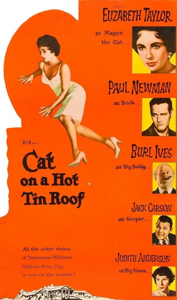 Кошка на раскалённой крыше / Cat on a Hot Tin Roof (1958): постер