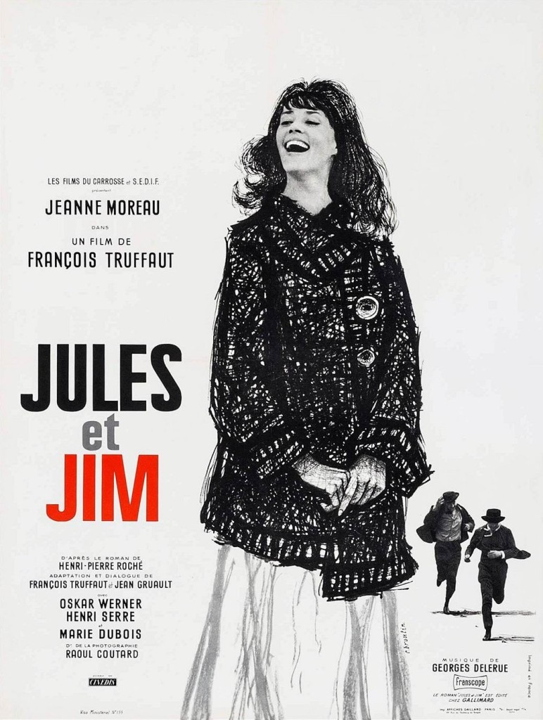 Жюль и Джим / Jules et Jim (1962): постер