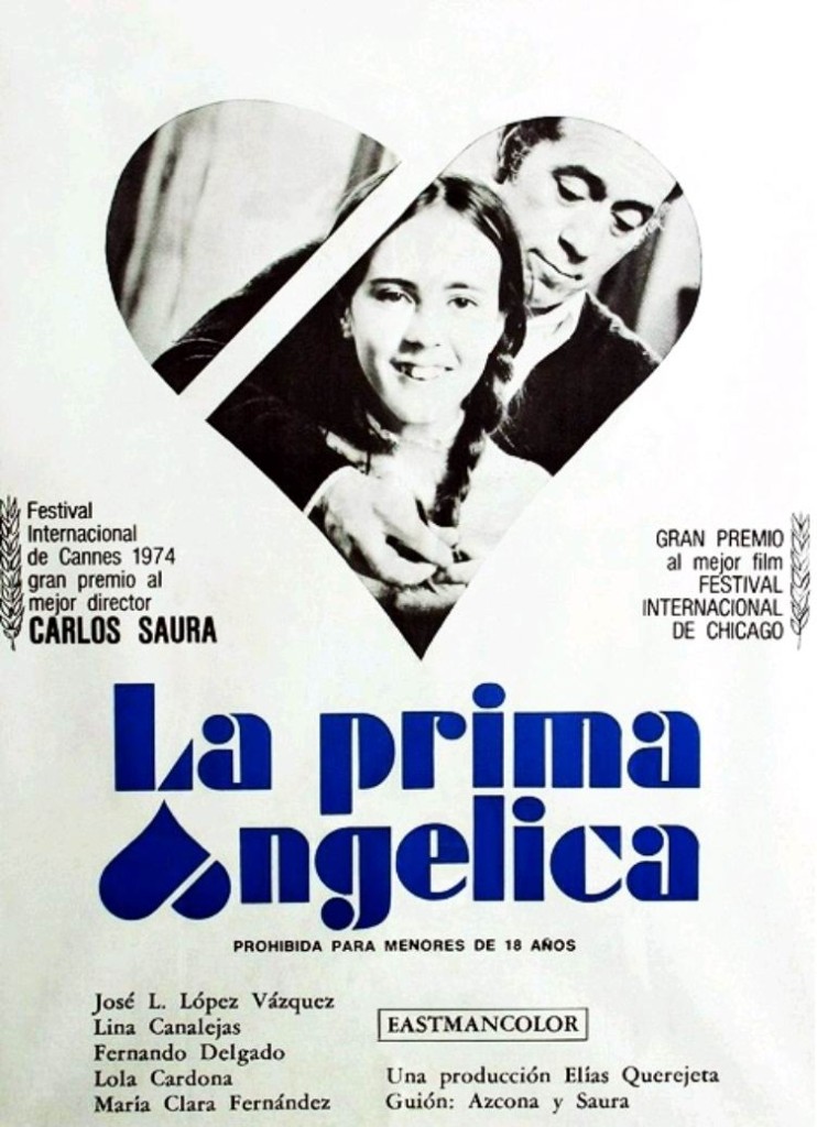 Кузина Анхелика / La prima Angélica (1974): постер