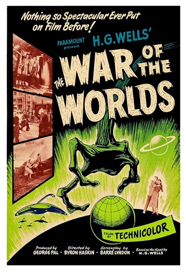 Война миров / The War of the Worlds (1953): постер