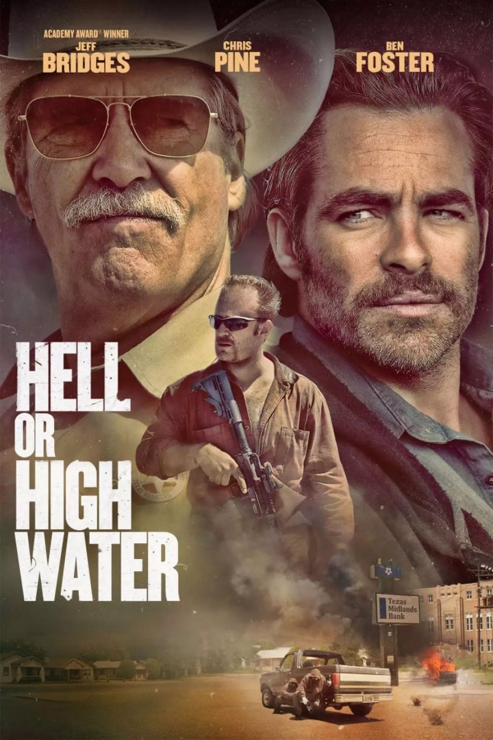 Любой ценой / Hell or High Water (2016): постер