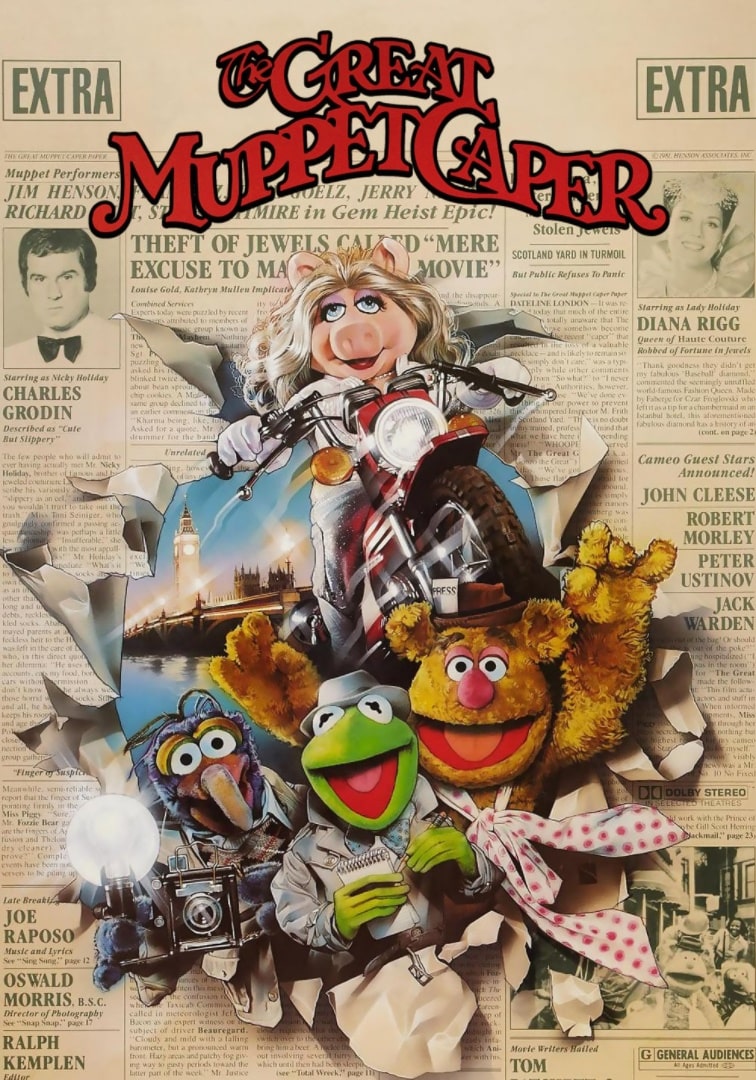 Большое ограбление маппетов / The Great Muppet Caper (1981): постер