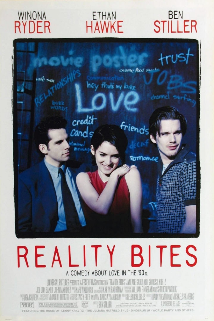 Реальность кусается / Reality Bites (1994): постер