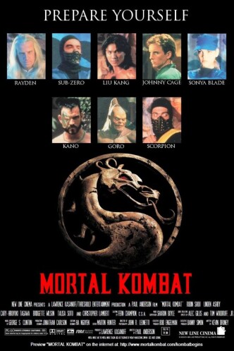 Смертельная битва / Mortal Kombat (1995): постер