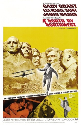 К северу через северо-запад / North by Northwest (1959): постер