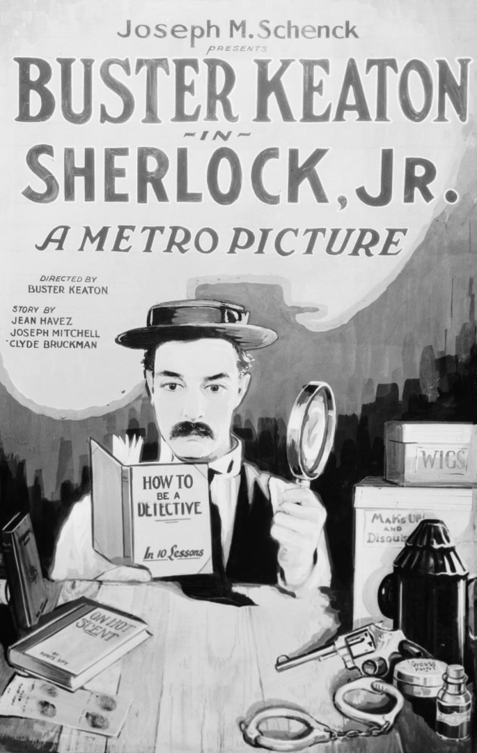 Шерлок-младший / Sherlock Jr. (1924): постер
