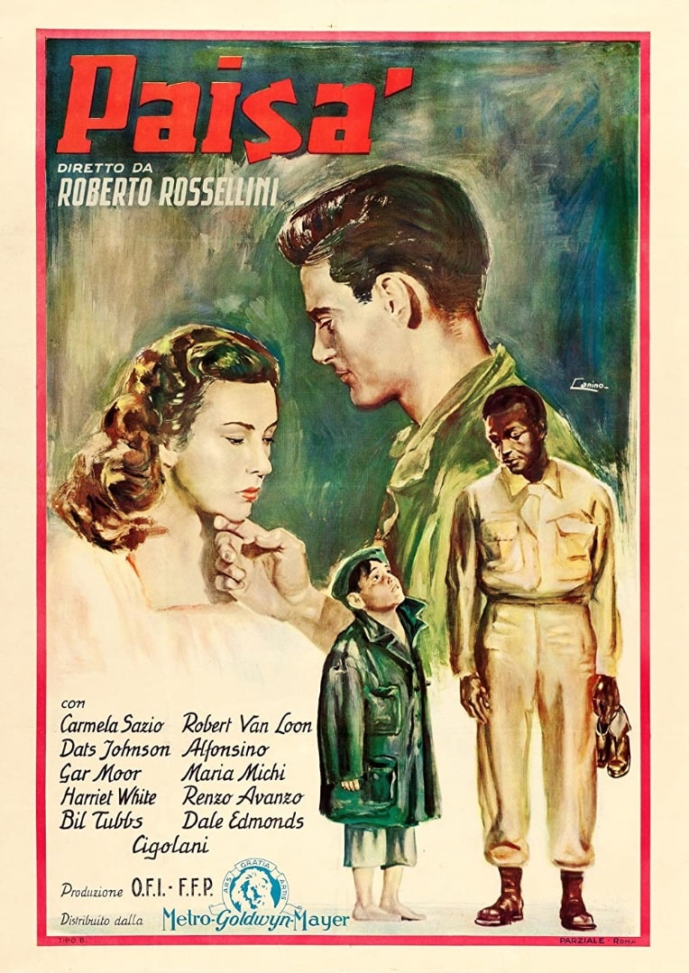 Пайза / Paisà (1946): постер