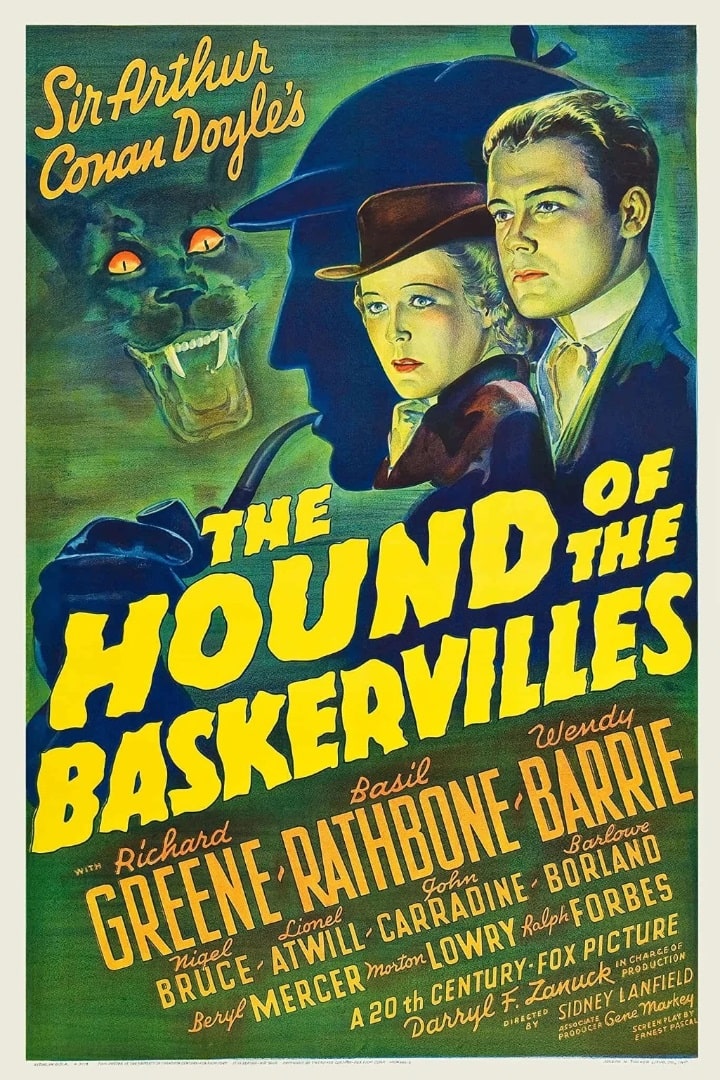 Собака Баскервилей / The Hound of the Baskervilles (1939): постер