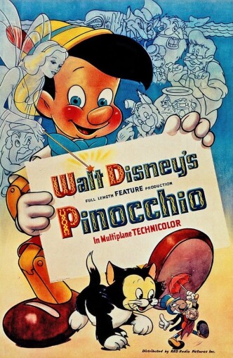 Пиноккио / Pinocchio (1940): постер