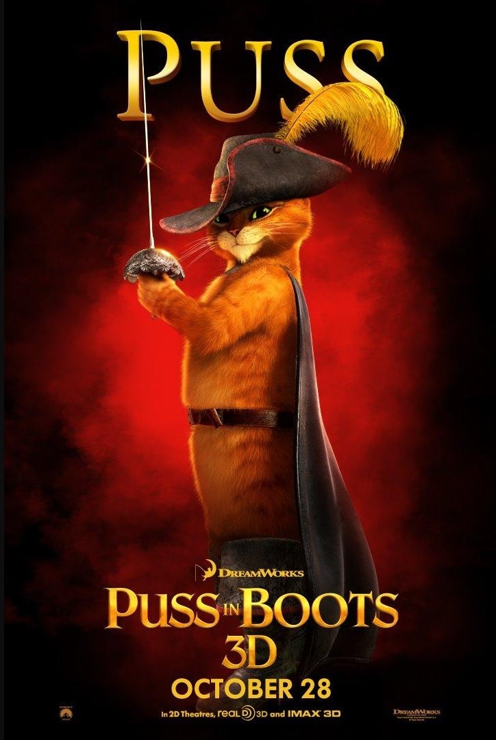 Кот в сапогах / Puss in Boots (2011): постер