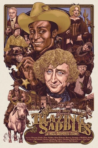 Сверкающие сёдла / Blazing Saddles (1974): постер