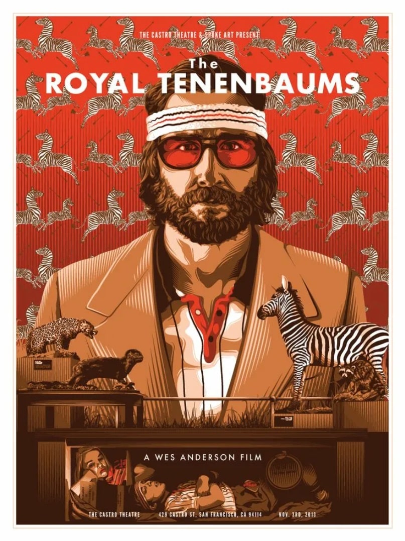 Семейка Тененбаумов / The Royal Tenenbaums (2001): постер