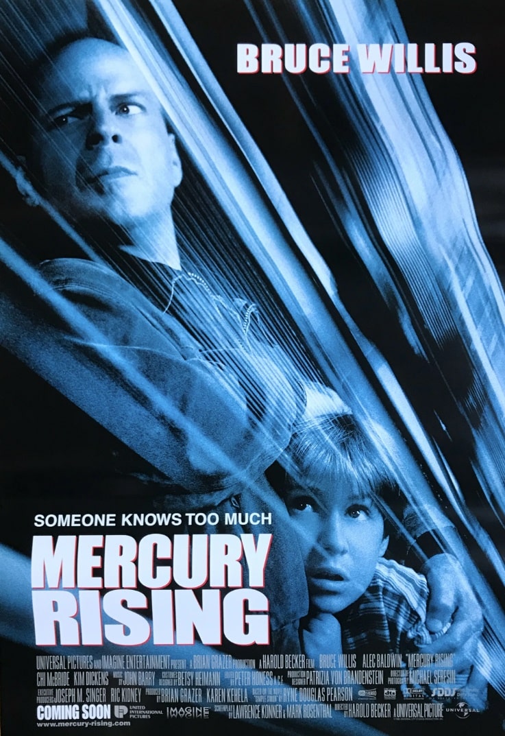 Меркурий в опасности / Mercury Rising (1998): постер