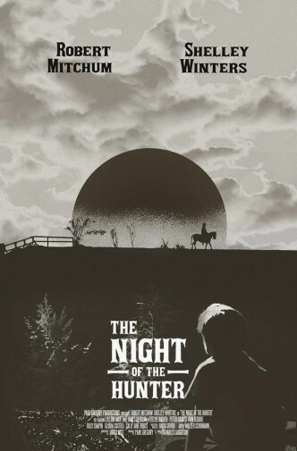 Ночь охотника / The Night of the Hunter (1955): постер